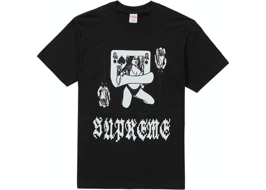 SUPREME QUEEN TEE BLACK