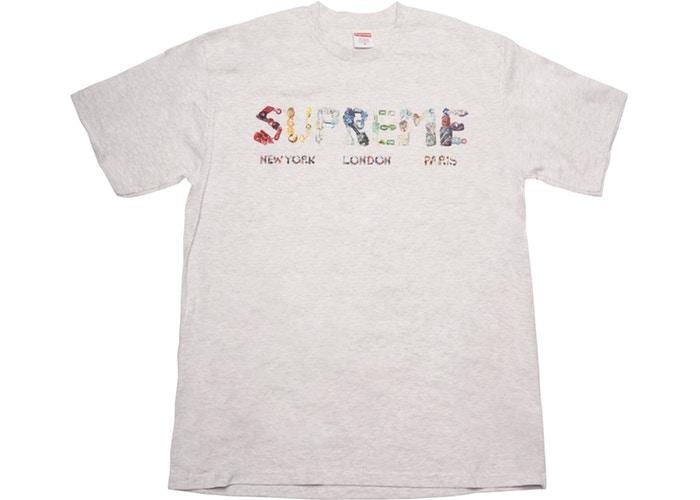 SUPREME ROCKS TEE ASH GREY