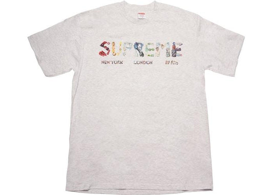 SUPREME ROCKS TEE ASH GREY