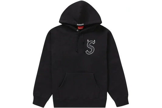 SUPREME S LOGO HOODIE FW22 BLACK