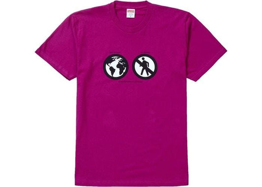 SUPREME SAVE THE PLANET TEE MAGENTA