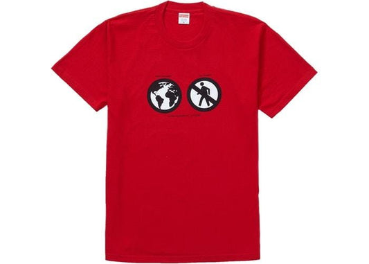 SUPREME SAVE THE PLANET TEE RED