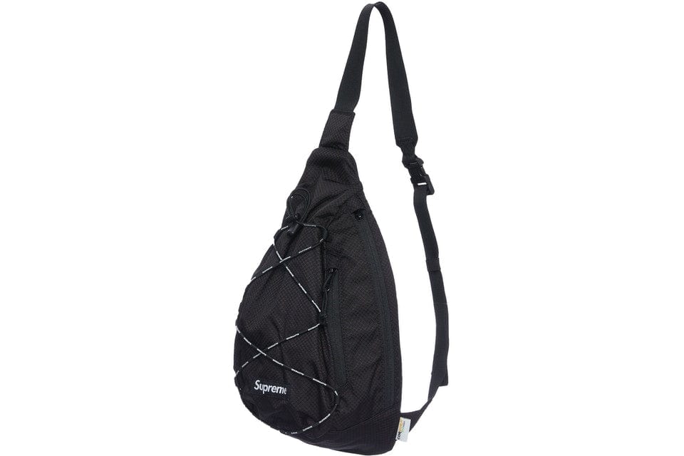 SUPREME SLING BAG BLACK SS22