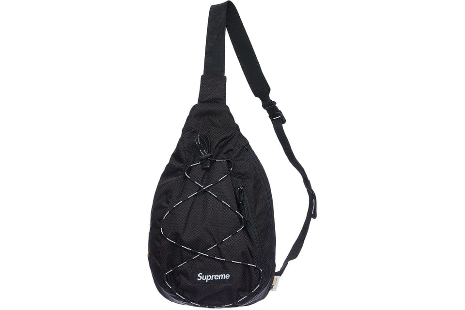 SUPREME SLING BAG BLACK SS22
