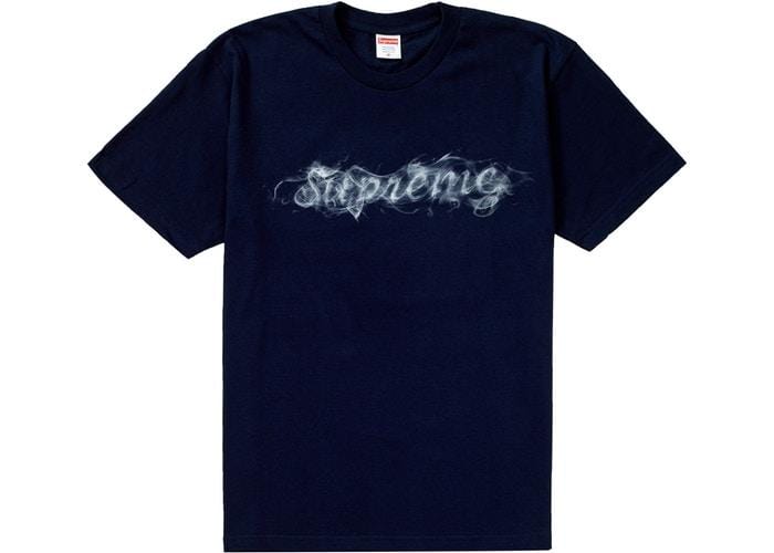 SUPREME SMOKE TEE NAVY