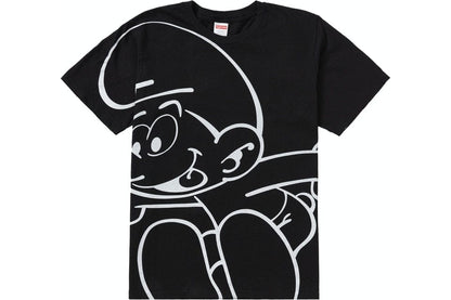 SUPREME SMURF TEE BLACK