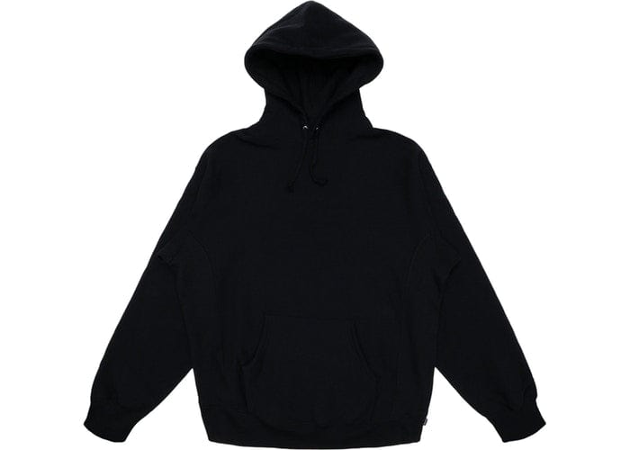STUDDED HOODED SWEATSHIRT BLACK