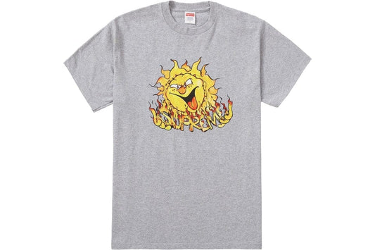 SUPREME SUN TEE HEATHER GREY
