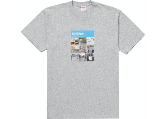 SUPREME VERIFY TEE GREY FW20