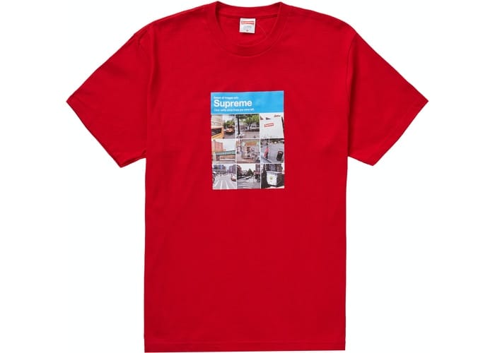 SUPREME VERIFY TEE RED FW20