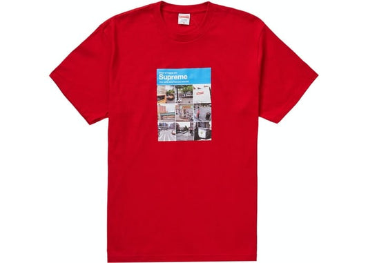 SUPREME VERIFY TEE RED FW20