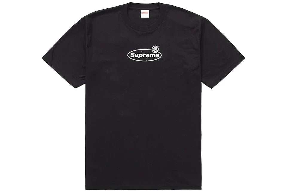 SUPREME WARNING TEE BLACK