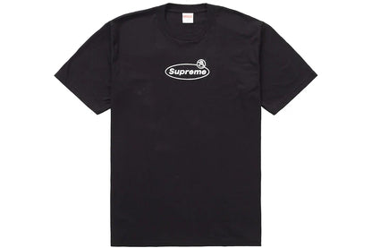SUPREME WARNING TEE BLACK
