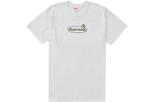 SUPREME WARNING TEE WHITE