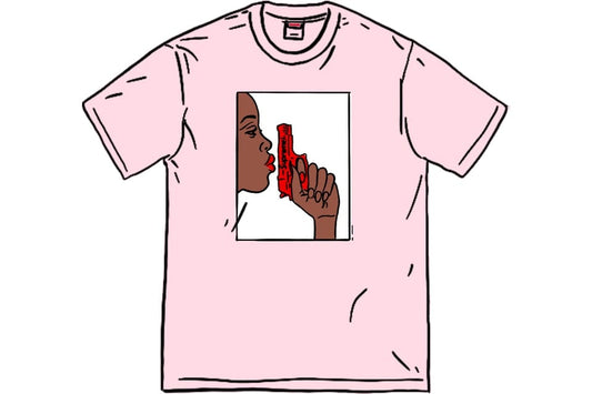 SUPREME WATER PISTOL TEE PINK