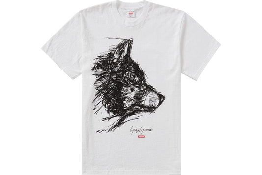 SUPREME YOHJI YAMAMOTO SCRIBBLE WOLF TEE