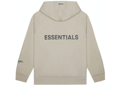ESSENTIALS FOG ZIP UP HOODIE TAN