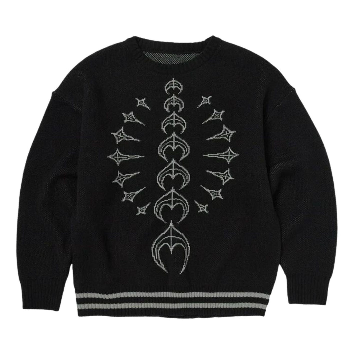 Thug Club TC Bone Knit Sweater 'Black White' TC25KN2001