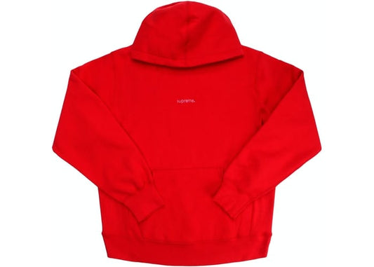 SUPREME TRADE LOGO HOODIE RED