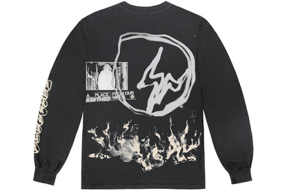 TRAVIS SCOTT CJ FOR FRAGMENT LOGO LONG SLEEVE