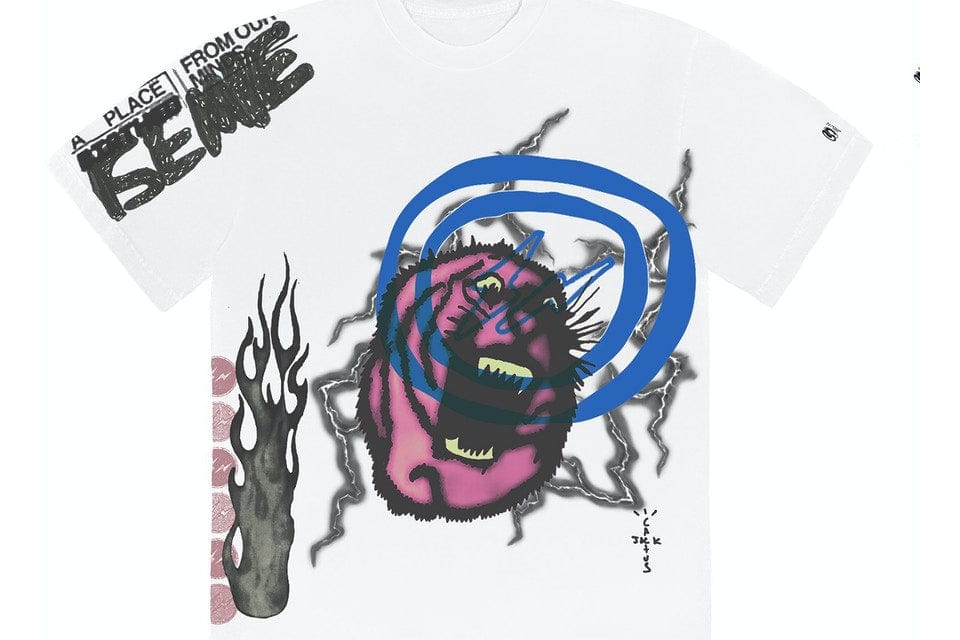 TRAVIS SCOTT CACTUS JACK FOR FRAGMENT SUNRISE TEE WHITE