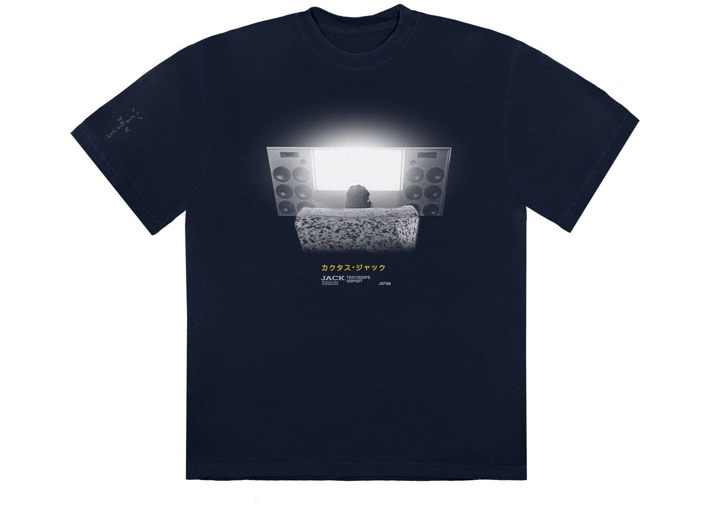 TRAVIS SCOTT CHAIR TEE BLACK
