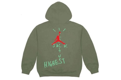 TRAVIS SCOTT X JORDAN CACTUS JACK HIGHEST HOODIE OLIVE