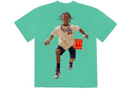 TRAVIS SCOTT X MCDONALD'S ACTION FIGURE SERIES IV T-SHIRT TEAL