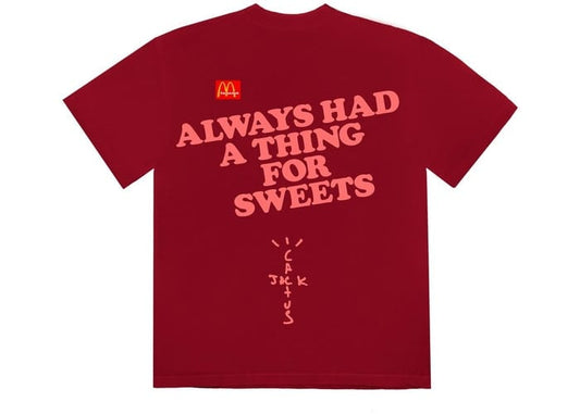 TRAVIS SCOTT X MCDONALD'S APPLE PIE T-SHIRT RED