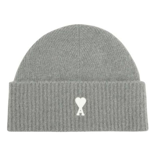 AMI FW25 Beanie 'Gray' UBO005-KN0135-058