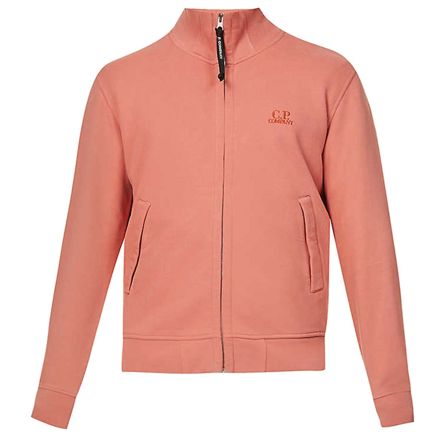 C.P. Company Embroidered Logo Zipped Sweatshirt