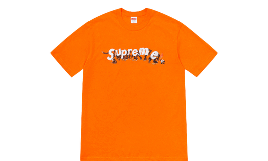 SUPREME APES TEE ORANGE