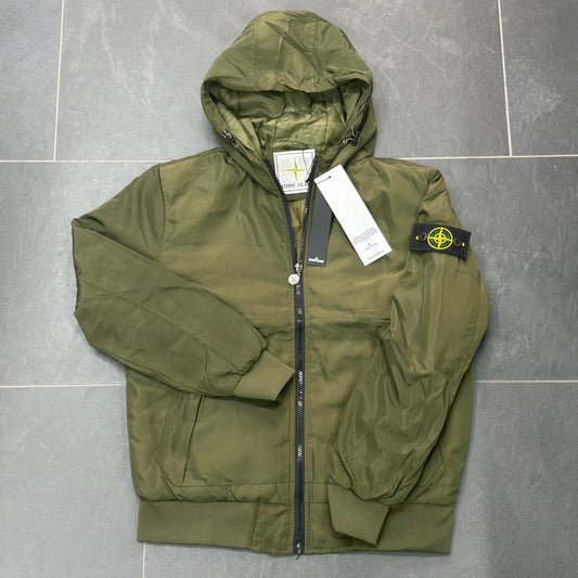 GIUBBINO PRIMAVERILE STONE ISLAND COLORE VERDE