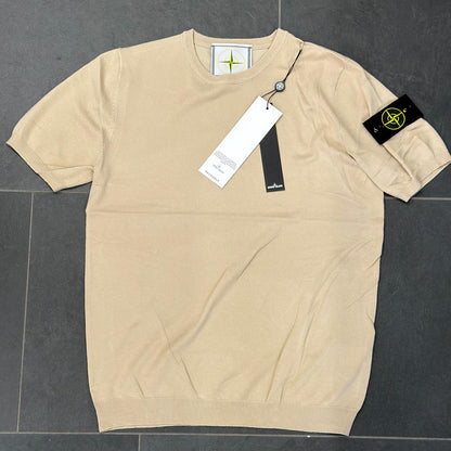 MAGLIA IN FILO STONE ISLAND COLORE BEIGE
