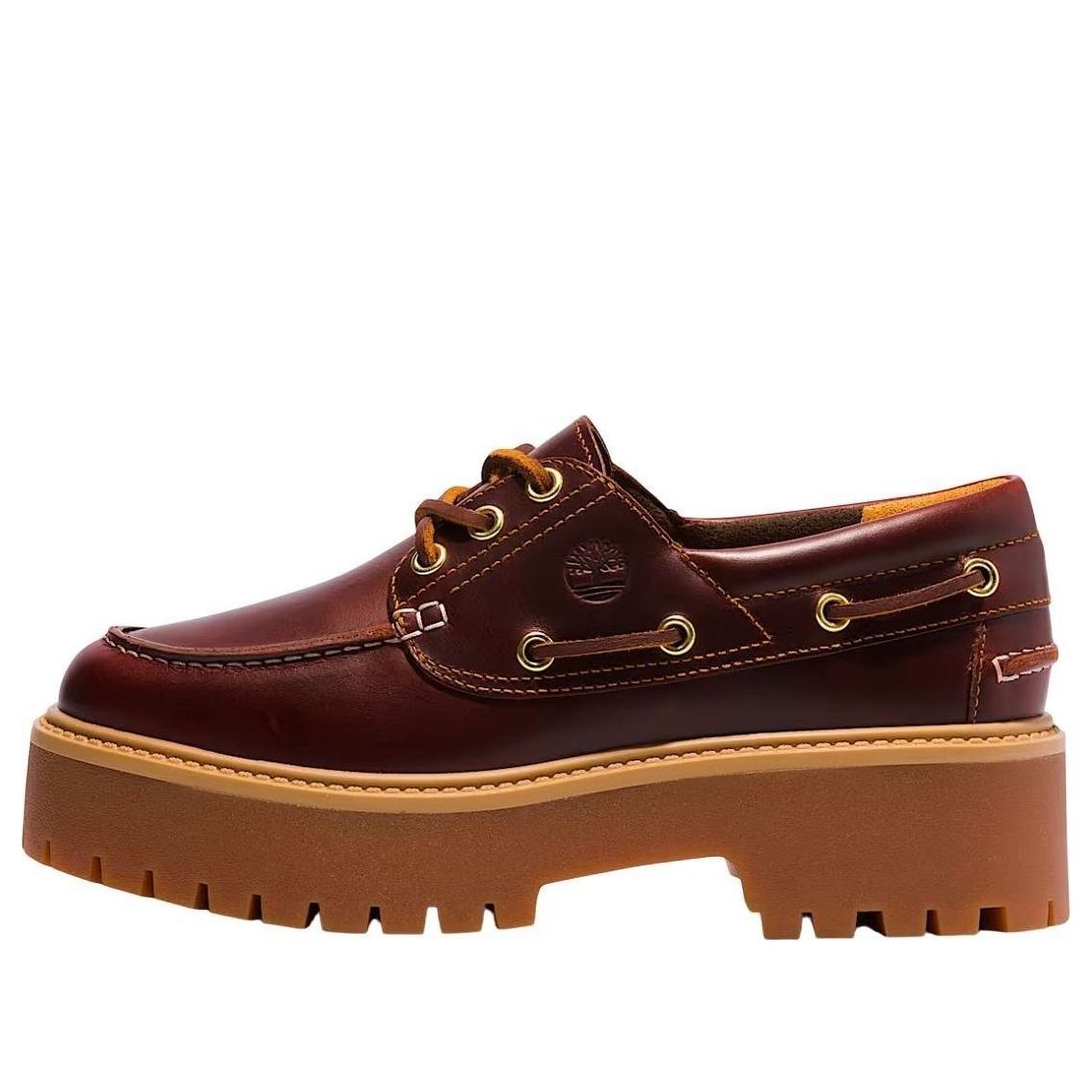 (WMNS) Timberland Stone Street Premium Boat 'Rootbeer' TB0A2QDMD57