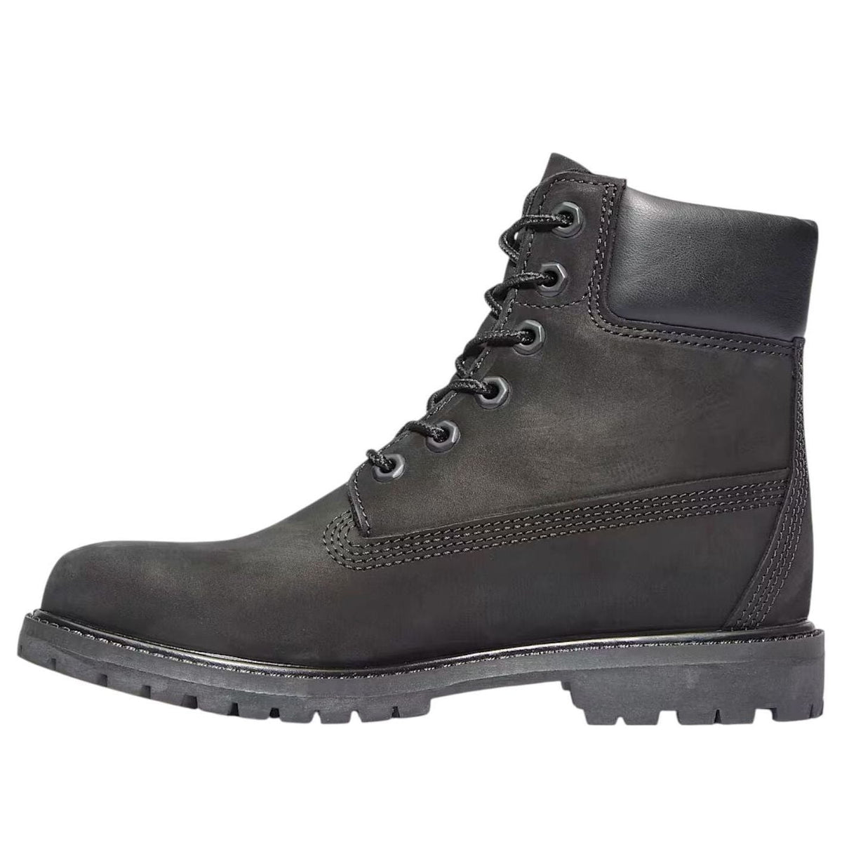 (WMNS) Timberland Premium 6-Inch Waterproof Boot 'Black Nubuck' TB08658A001