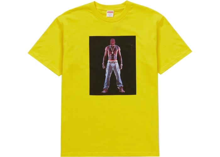 SUPREME TUPAC TEE YELLOW