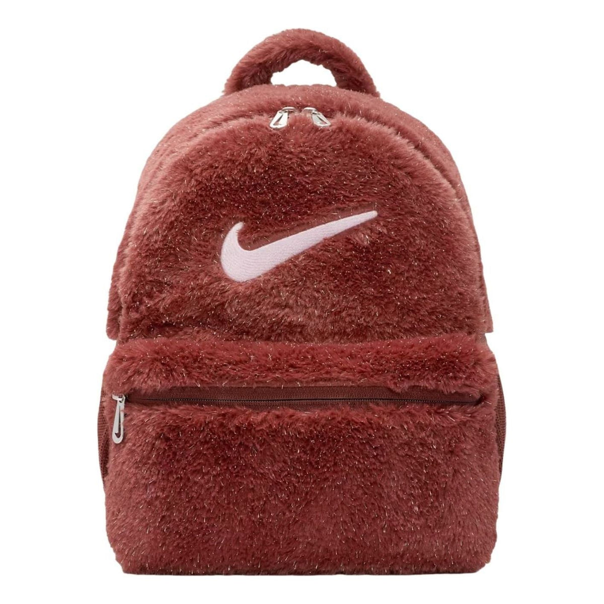 (GS) Nike Faux Fur 11L Backpack 'Dark Pony Pink Foam' FZ1330-231