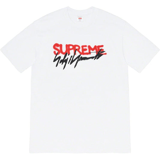 SUPREME X YOHJI YAMAMOTO LOGO TEE WHITE