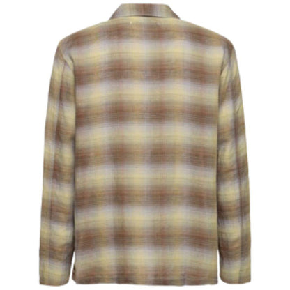 OUR LEGACY BOX CHECKERED SHIRT BROWN