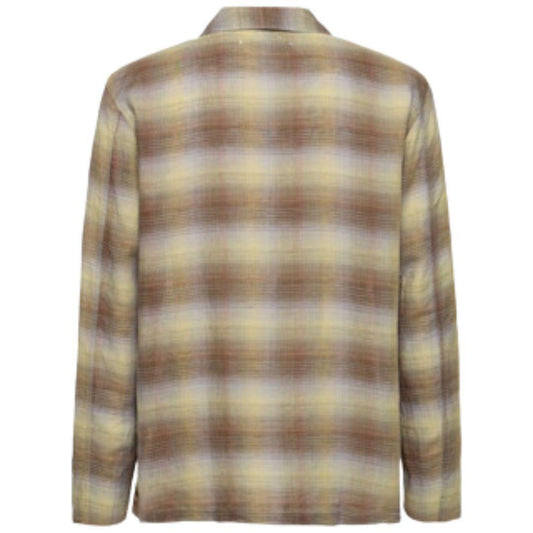 OUR LEGACY BOX CHECKERED SHIRT BROWN