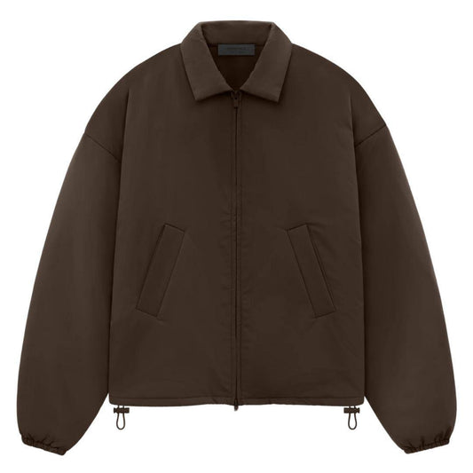 ESSENTIALS FOG NYLON SHELL BOMBER WOOD (W)