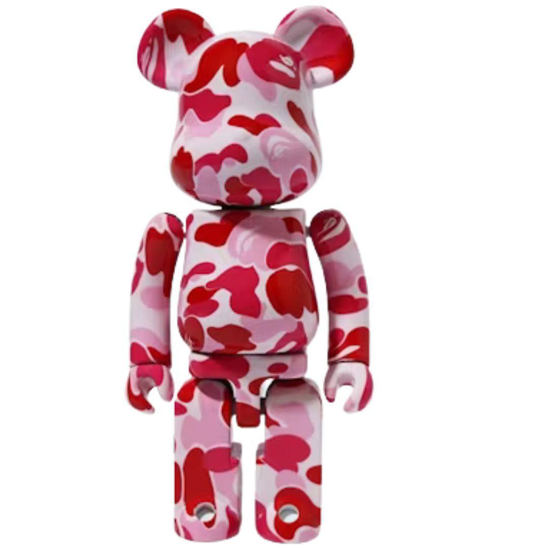 BEARBRICK X BAPE ABC CAMO CHOGOKIN 200% PINK