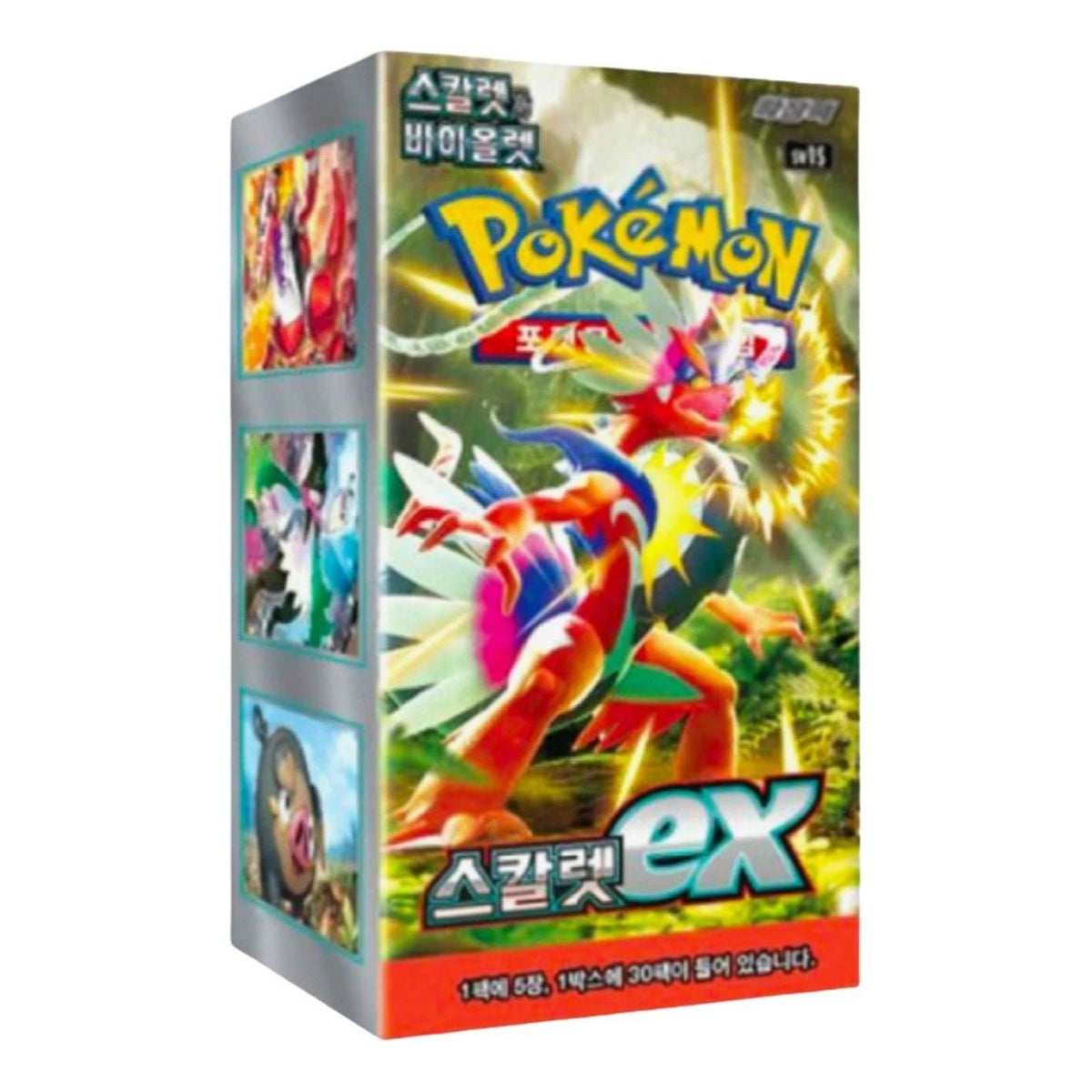 Pokemon Card KR Scarlet & Violet Expansion Pack Scarlet EX Box (30 Packs) PKMN-KR-109902