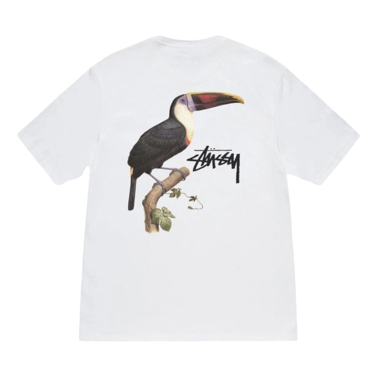 Stussy Toucan T-Shirt 'White' 1905069-WHIT