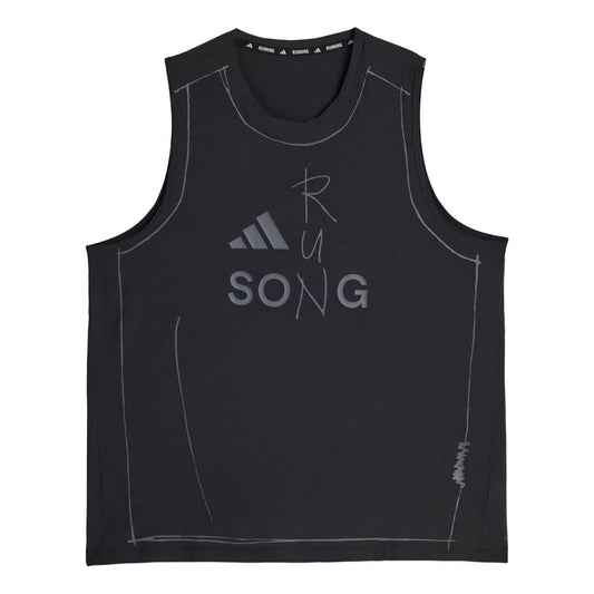 (WMNS) adidas x SFTM adi365 Running Tank Top 'Black' KT0776