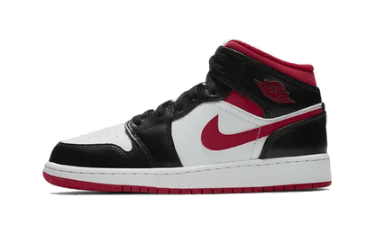 JORDAN 1 MID BLACK GYM RED GS