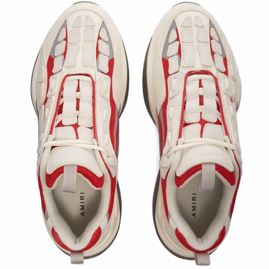 Amiri White Red & Grey Bone Runners