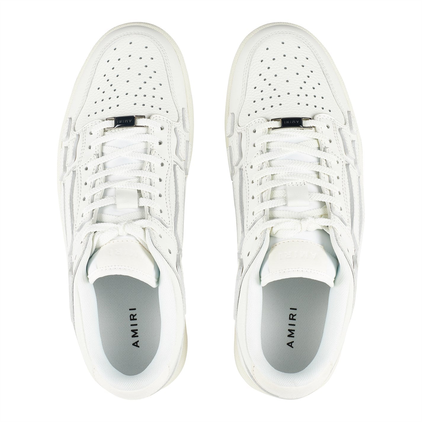 Amiri White Skeleton Low Trainers