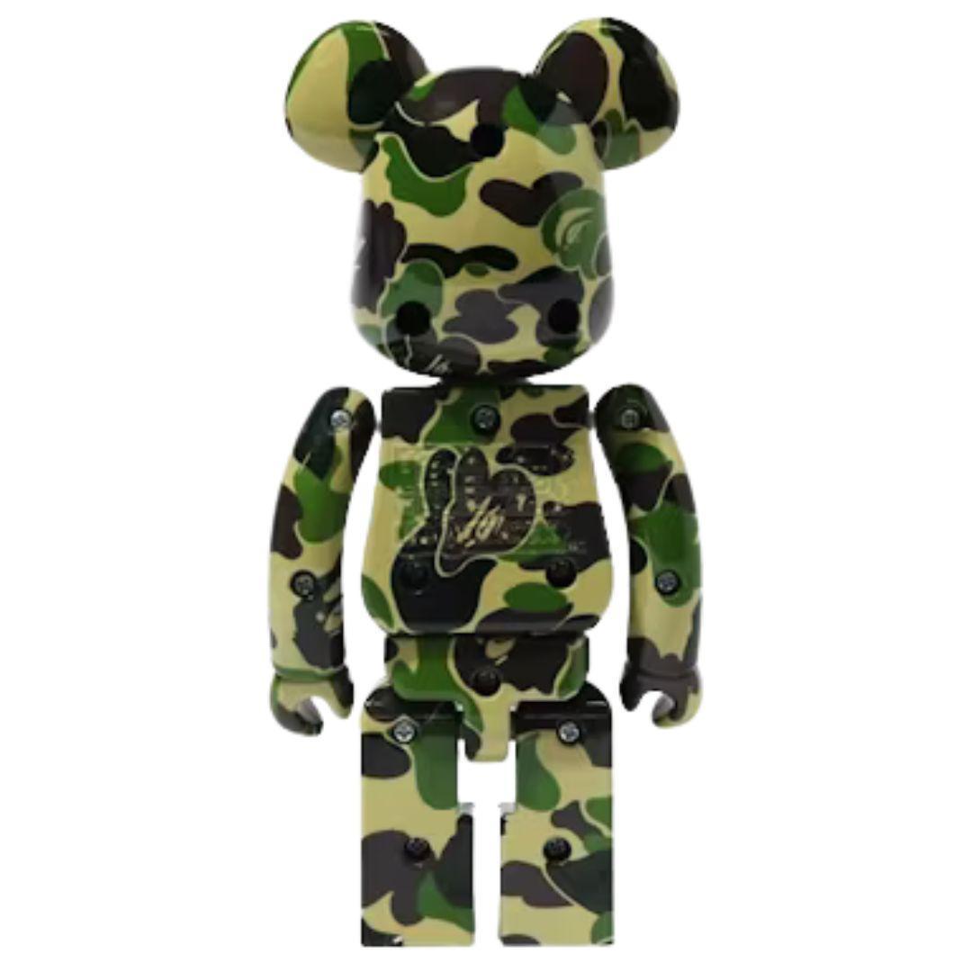 BEARBRICK X BAPE ABC CAMO CHOGOKIN 200% GREEN
